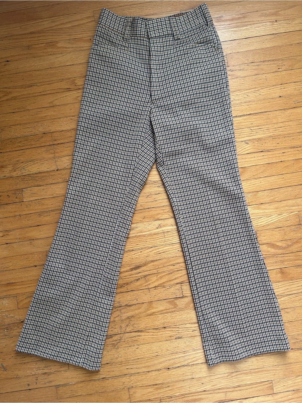 Vintage houndstooth trousers